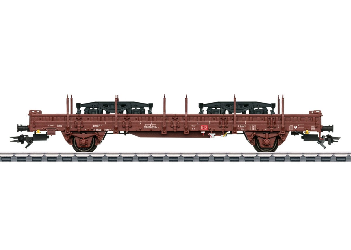Märklin 46409 Rungenwagen Ks 446 mit Drehgestell Beladung DB AG H0 Moba 1:87