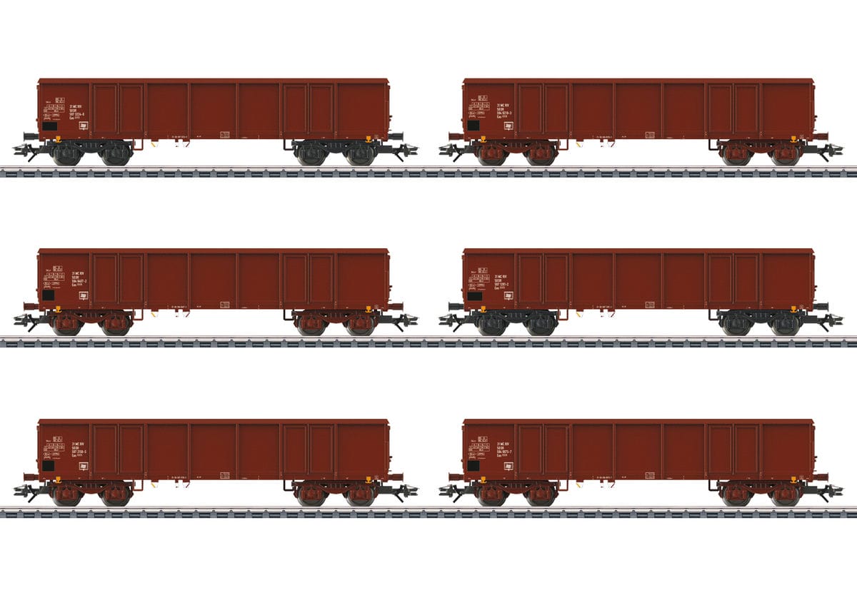 Märklin 46919 Güterwagen-Set Eas beladen DR H0 Modellbahn Braunkohle Waggons
