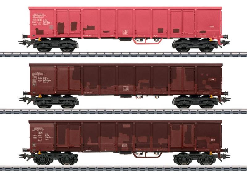 Märklin 47188 Hochbordwagen-Set Eanos-x DB AG H0 Modelleisenbahn