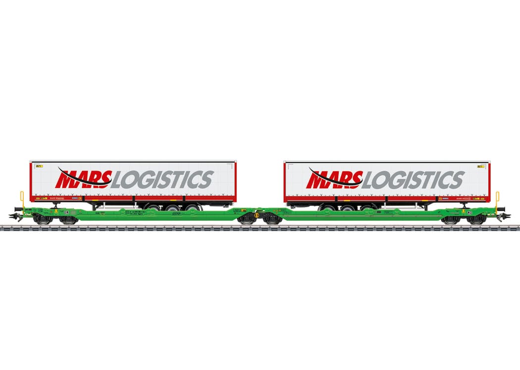 Märklin 47473 Doppel-Taschenwagen Sdggmrss T3000e CFL Cargo H0 Modelleisenbahn Märklin 47473 Doppel-Taschenwagen Sdggmrss T3000e CFL Cargo H0 Modelleisenbahn