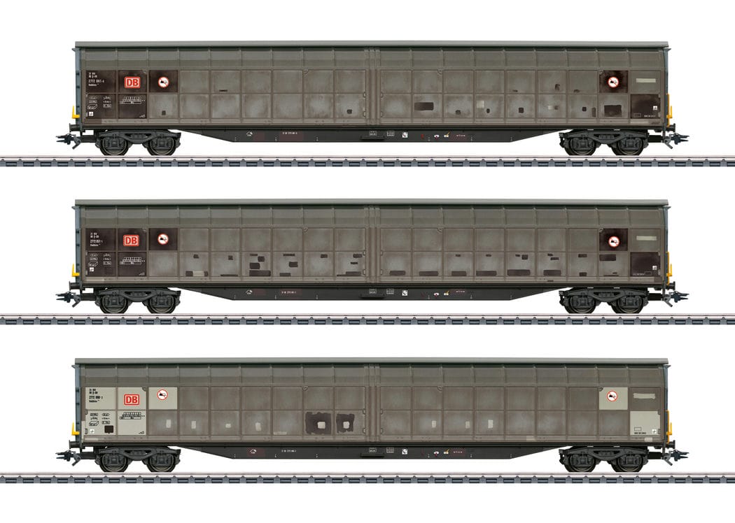 Märklin 48067 Schiebewandwagen-Set Habbins 354 DB Cargo H0 Modelleisenbahn Märklin 48067 Schiebewandwagen-Set Habbins 354 DB Cargo H0 Modelleisenbahn