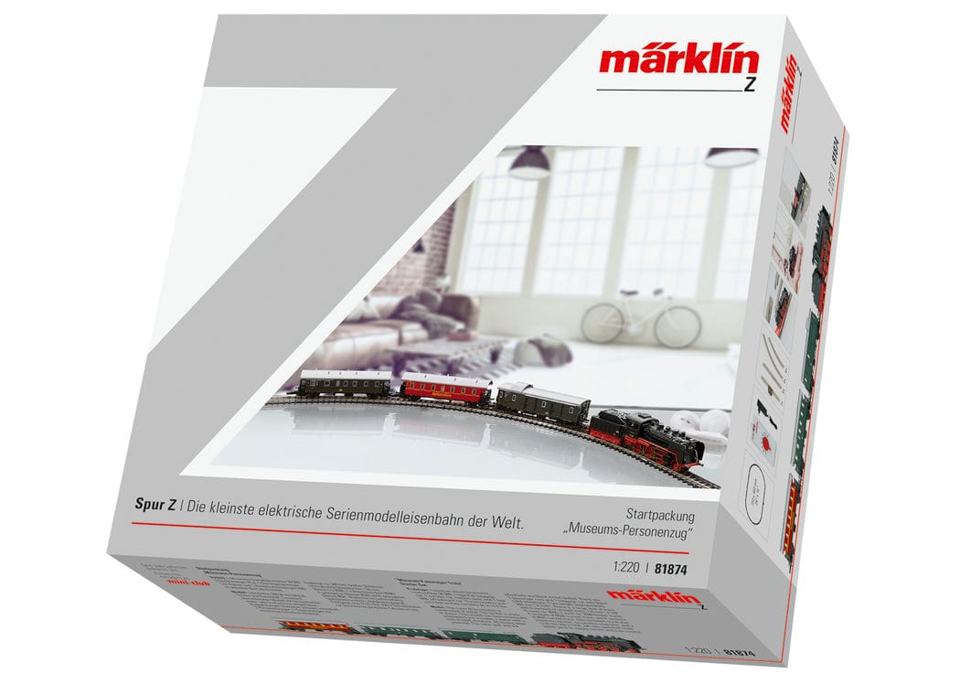 Märklin 81874 Startpackung Museumspersonenzug mit Dampflok BR 24 Epoche III-V Z Märklin 81874 Startpackung Museumspersonenzug mit Dampflok BR 24 Epoche III-V Z