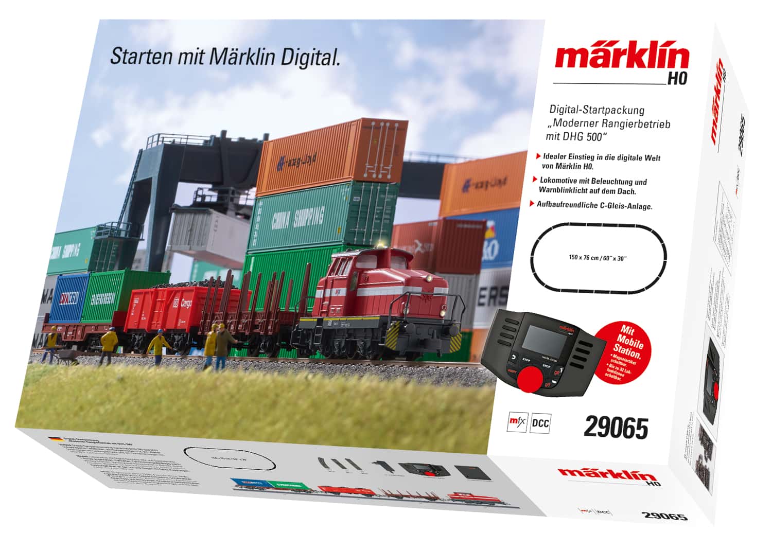 Märklin Märklin 29065 Digital-Startpackung Moderner Rangierbetrieb DHG 500 DB H0