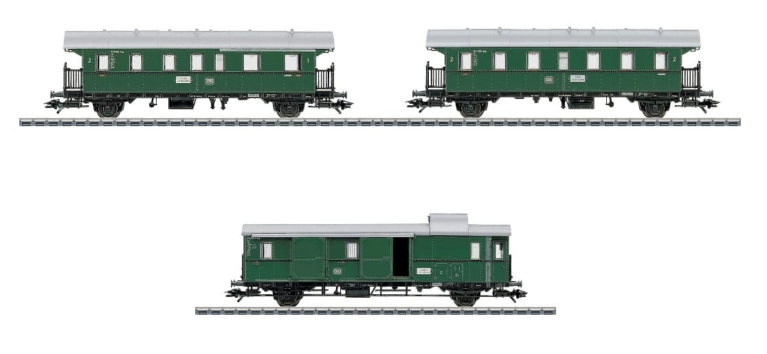 Märklin Personenwagen-Set "Donnerbüchse-Einheitswagen" DB Epoche III H0 MoBa Märklin Personenwagen-Set "Donnerbüchse-Einheitswagen" DB Epoche III H0 MoBa