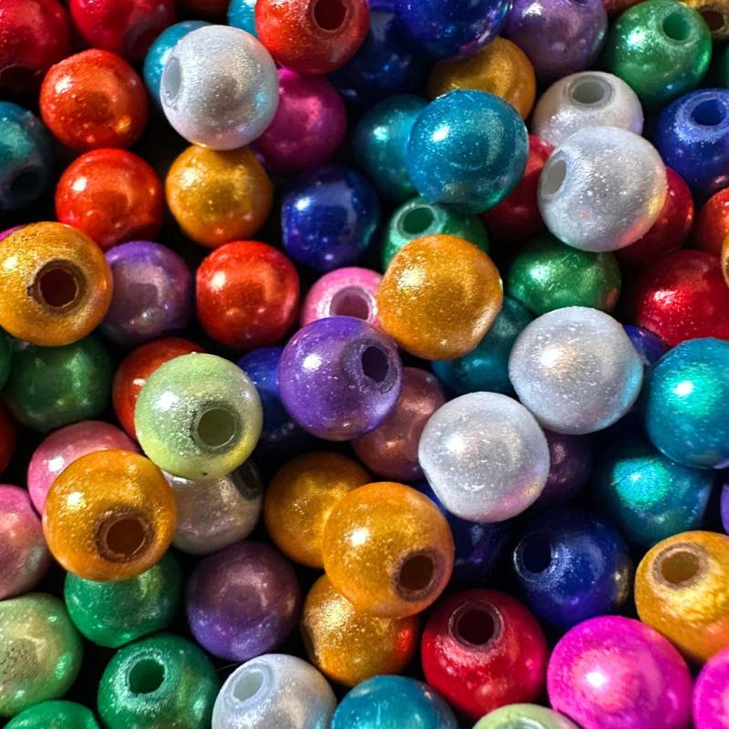 Magic Beads • 6mm • 100 Stück • 3D Perlen✓ reflektierend✓ Acrylperlen✓ Magic Beads • 6mm • 100 Stück • 3D Perlen✓ reflektierend✓ Acrylperlen✓