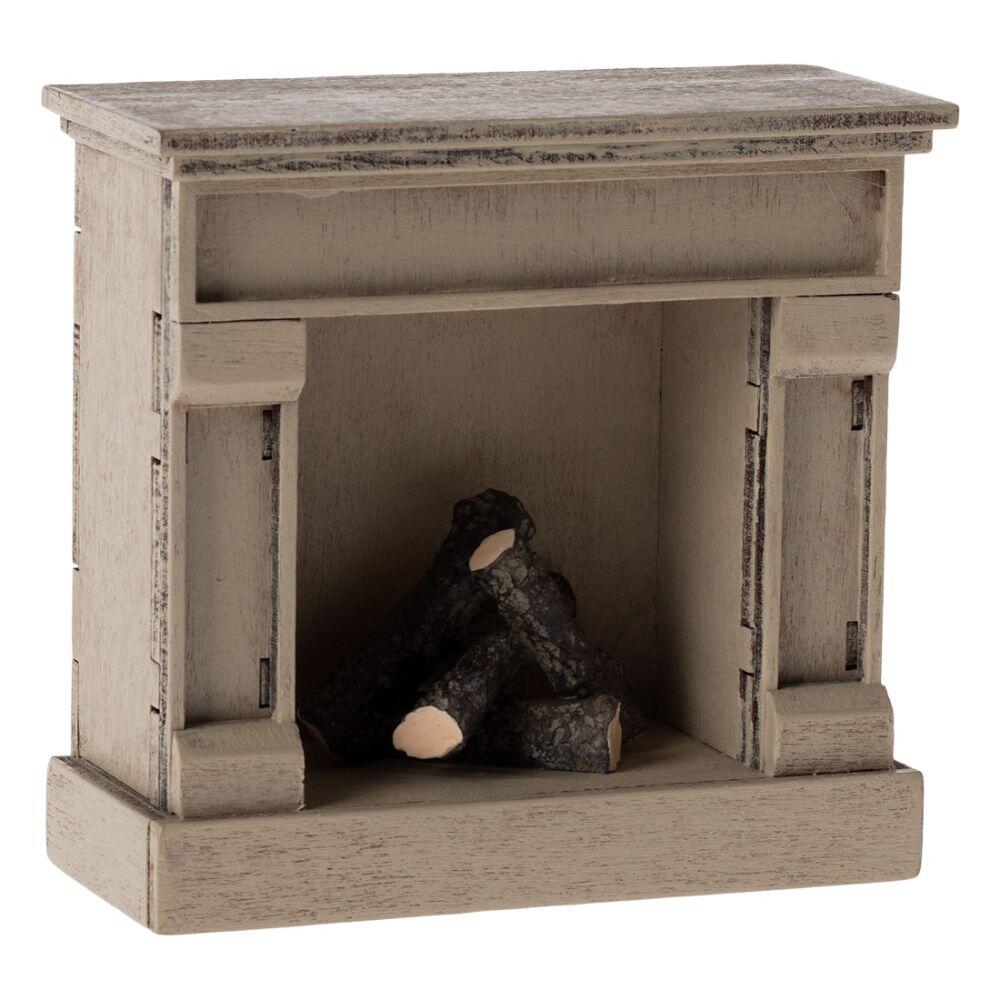 Maileg - Miniatur Kamin, Maus-Puppenhaus,