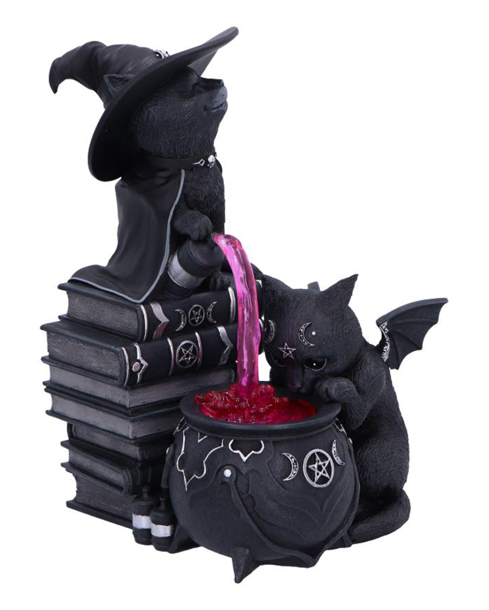 Malpuss & Purrah mit Hexenkessel Cult Cuties Figuren 18,5cm