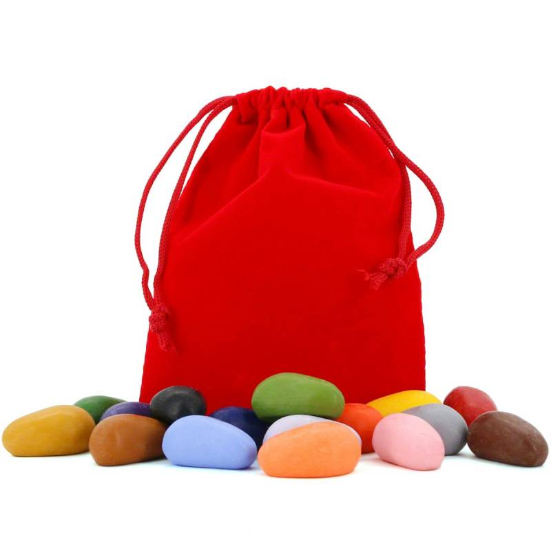 Malsteine Malkreide im Säckchen 16 Stück