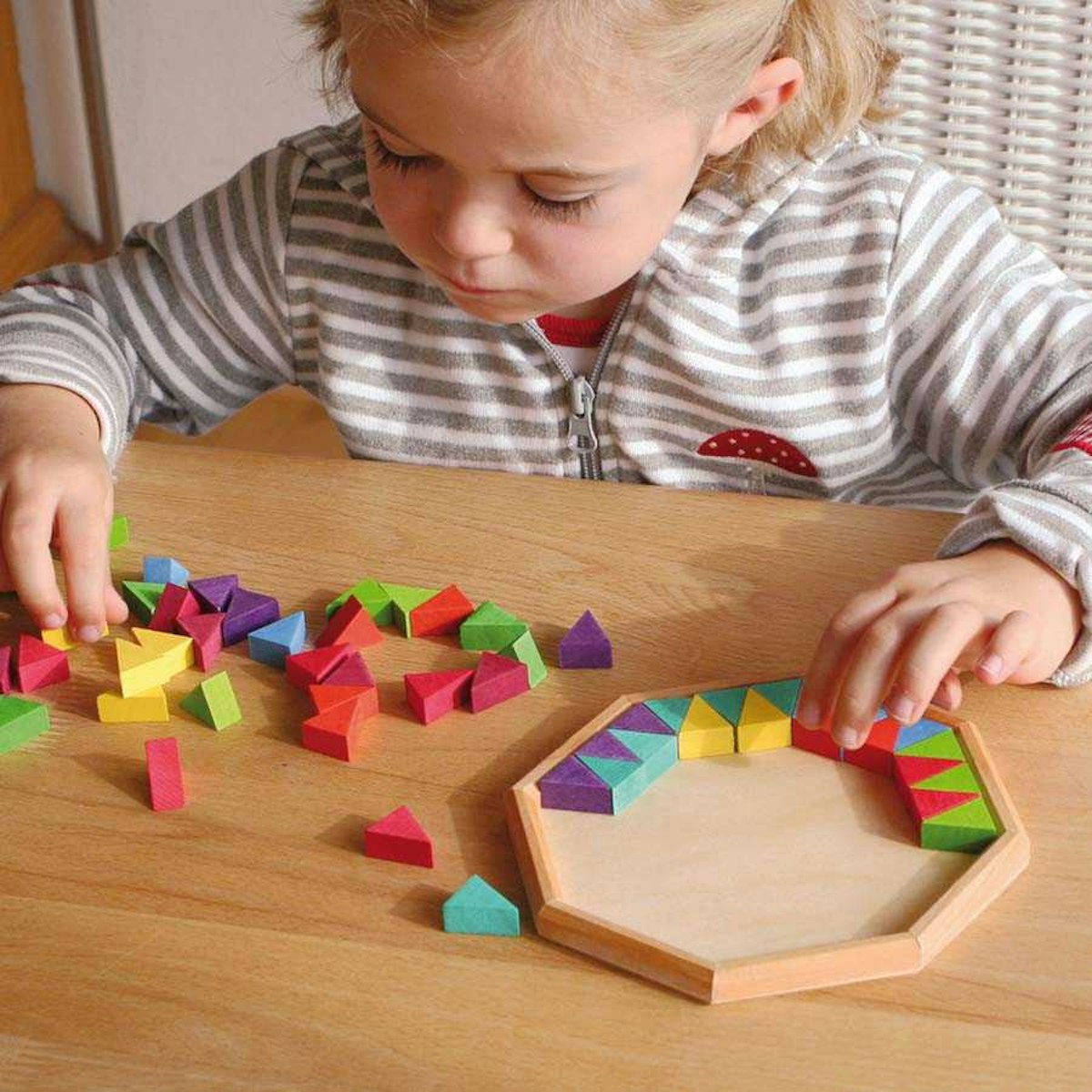 Mandala räumliches Denkspiel Gestaltung - 16 cm - 72 Teile