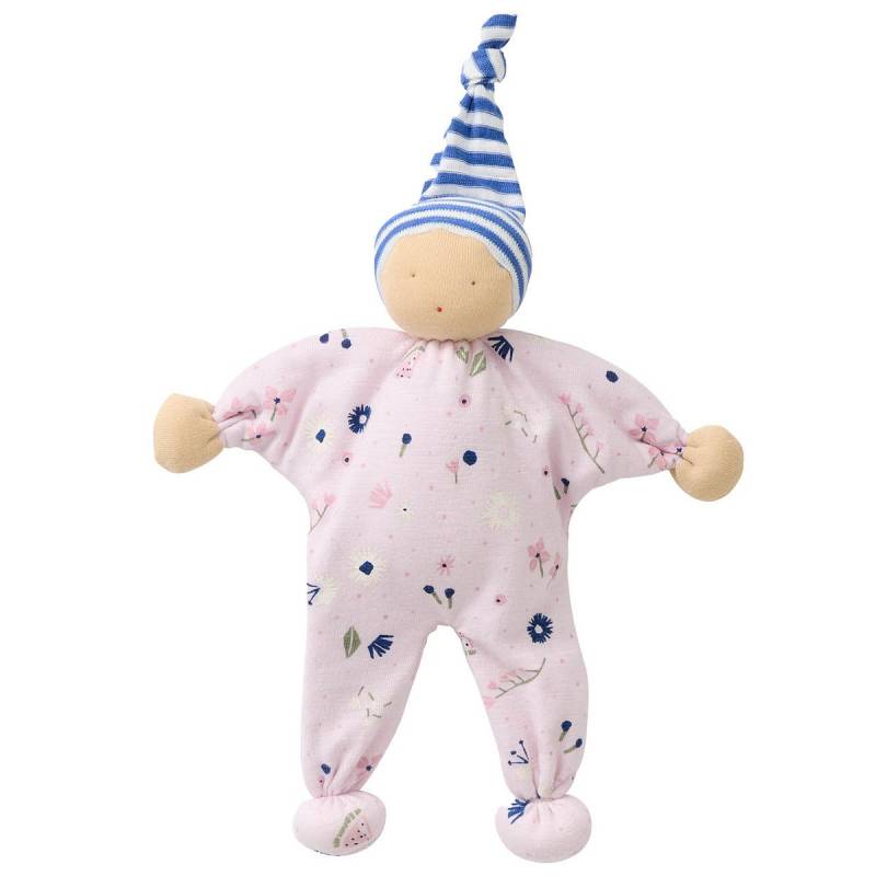 Manderl Schmusepuppe Sommerblumen hellrosa Manderl Schmusepuppe Sommerblumen hellrosa