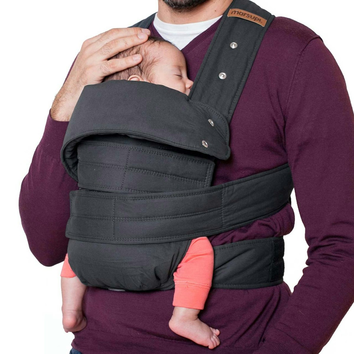 Marsupi Babytrage mit integrierter Kopfstütze S/M