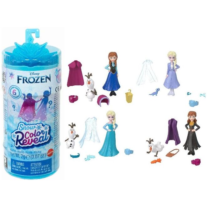 Mattel -  HMB83 - Disney® FROZEN - Snow Color Reveal Spring, Blindbag, Spielfigur