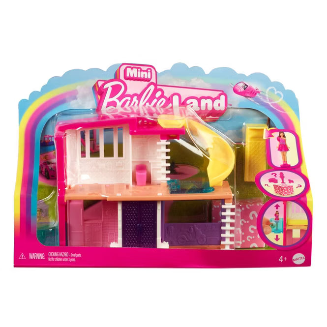 Mattel HYF44 - Barbie - Mini Barbie Land - Mini Spielset mit Puppe und Zubehör, verschiedene Modelle Mattel HYF44 - Barbie - Mini Barbie Land - Mini Spielset mit Puppe und Zubehör, verschiedene Modelle