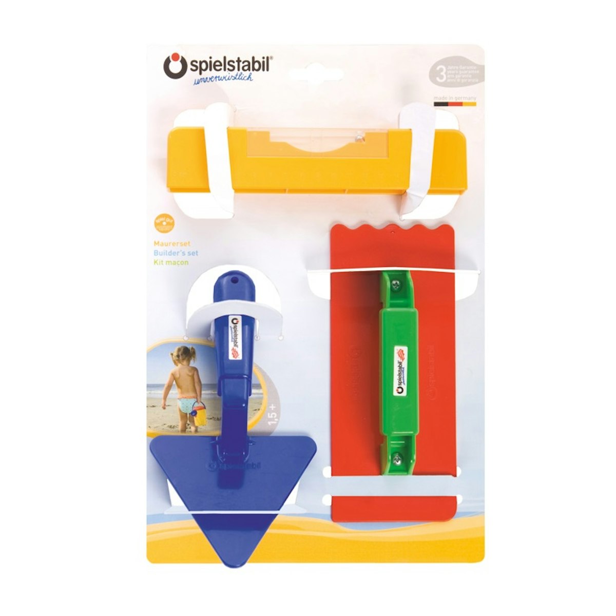 Maurer-Set gelbe Wasserwaage