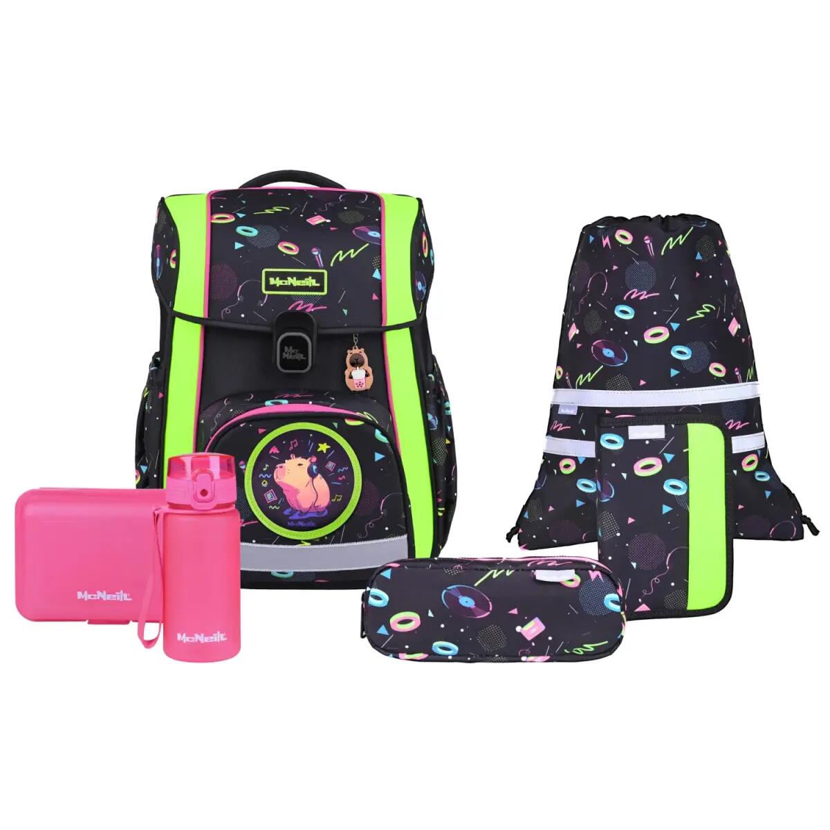 McNeill - McNeill Schulranzenset BRAVO, 9 tlg Capybar