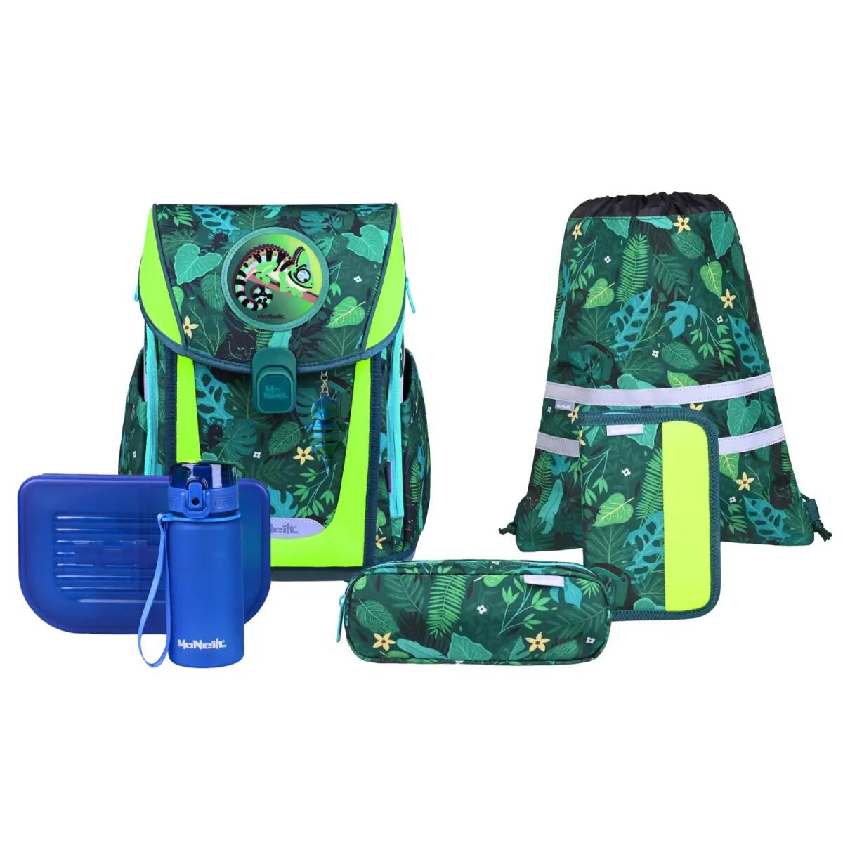 McNeill - McNeill Schulranzenset PRIMO, 9 tlg Tropic