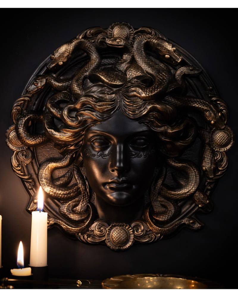 Medusa Wandrelief Ø30cm Medusa Wandrelief Ø30cm