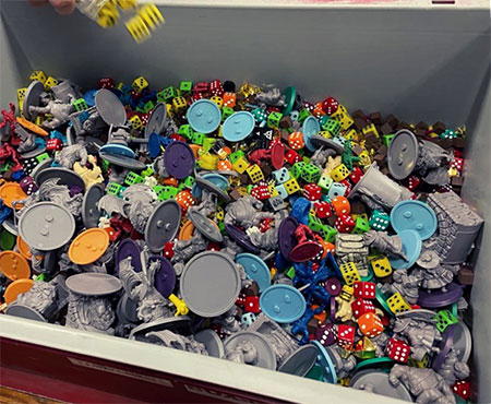 Meeple Wundert�te - Spielmaterial (1Kg)