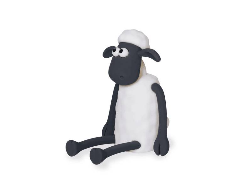 MegaLight - Nachtlicht Shaun das Schaf Akku Megalight, USB-Aufladung
