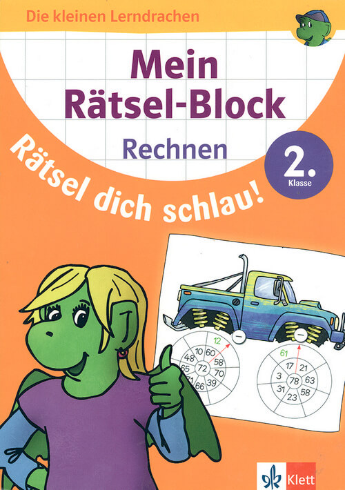 Mein Rätsel-Block: Rechnen - Rätsel dich schlau! 2. Klasse - Die kleinen Lerndrachen Mein Rätsel-Block: Rechnen - Rätsel dich schlau! 2. Klasse - Die kleinen Lerndrachen