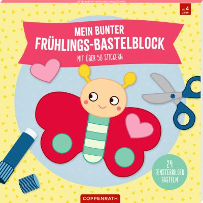 Mein bunter Frühlings-Bastelblock - Mini-Künstler Mein bunter Frühlings-Bastelblock - Mini-Künstler