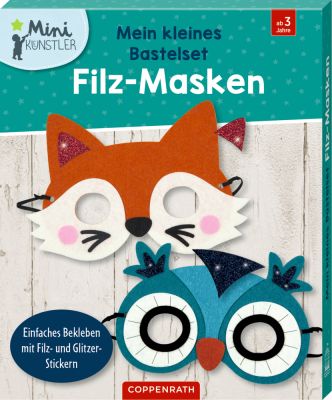 Mein kleines Bastelset: Filz-Masken - Fuchs / Eule