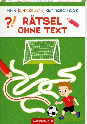 Mein kunterbunter Kindergartenblock: Rätsel ohne Text (Sport)