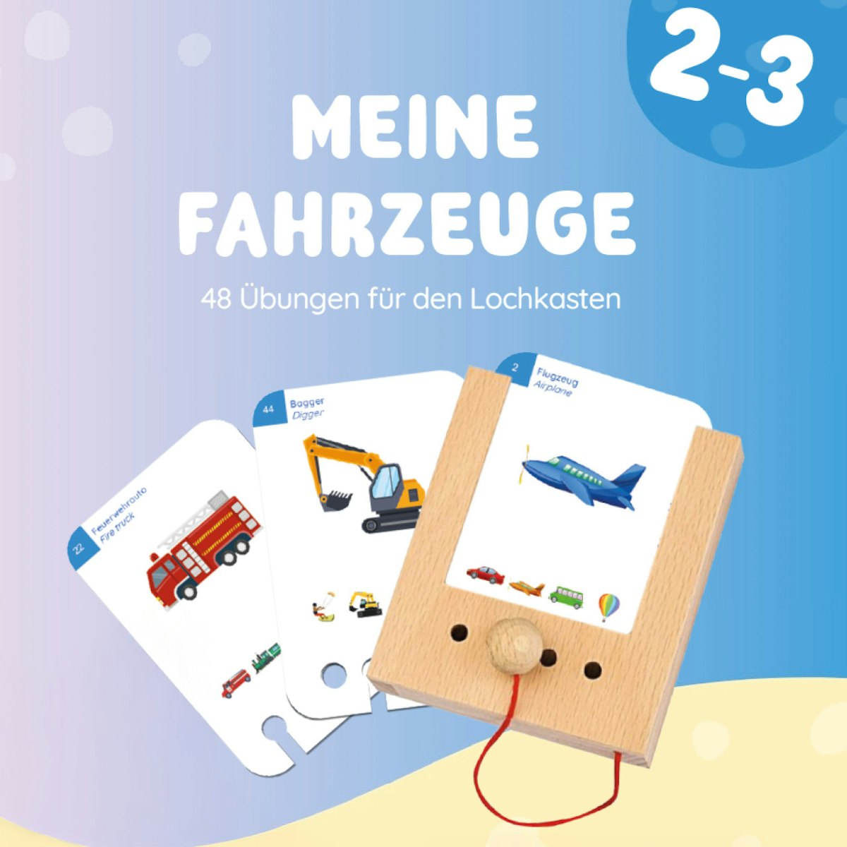 Meine Fahrzeuge Kartensatz ab 2 Jahre