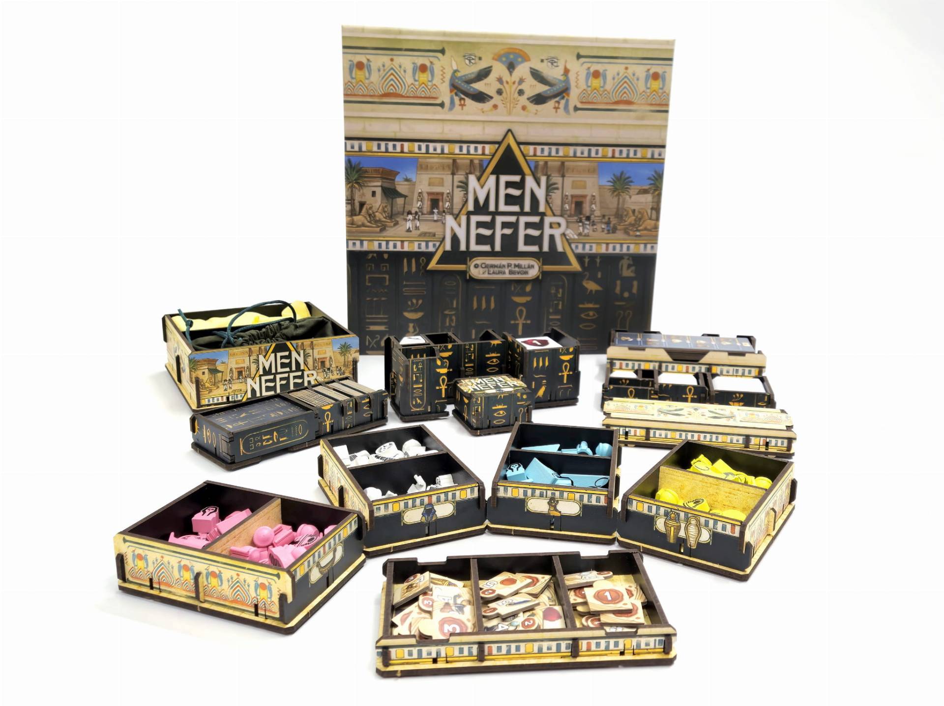 Men-Nefer - Deluxe Insert aus Holz (UV-Print)