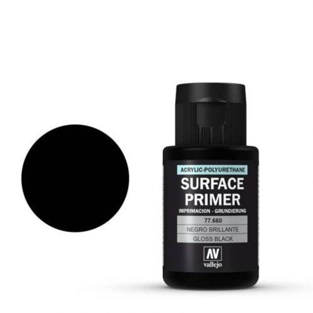 Metal Color Gloss Black Primer 60 ml