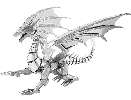 Metal Earth | silberner Drache - 3D Metall Puzzle Metal Earth | silberner Drache - 3D Metall Puzzle