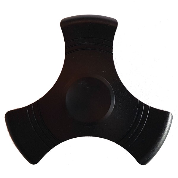 Metall Fidget Spinner "Dreieck" Schwarz