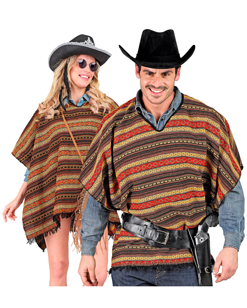 Mexikaner Poncho für Sie & Ihn