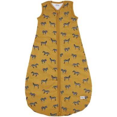 Meyco Schlafsack Jersey wattiert Zebra honey gold von Meyco