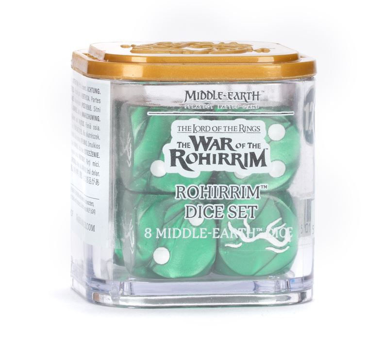 Middle-Earth Rohirrim Dice Set Würfelset 8 Würfel GW Hobbit Herr der Ringe