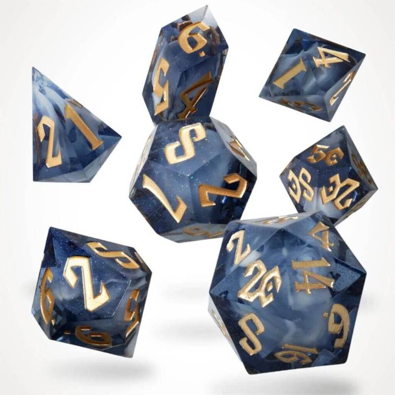 Midnight Tide Resin RPG Dice Set Midnight Tide Resin RPG Dice Set