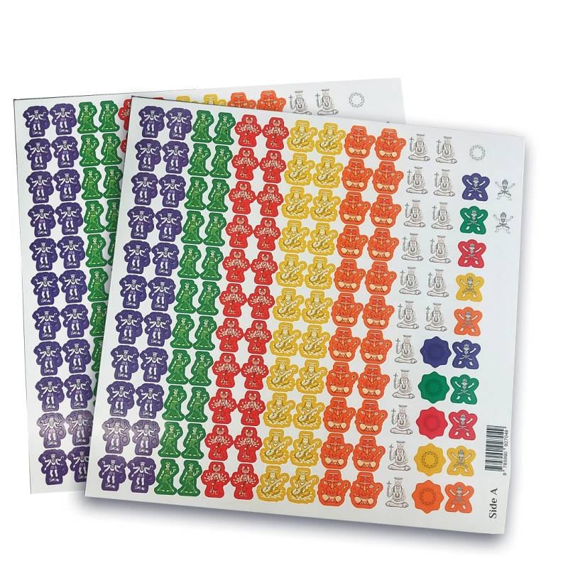 Minakshi-Tempel - Stickerb�gen f�r Holzstatuen