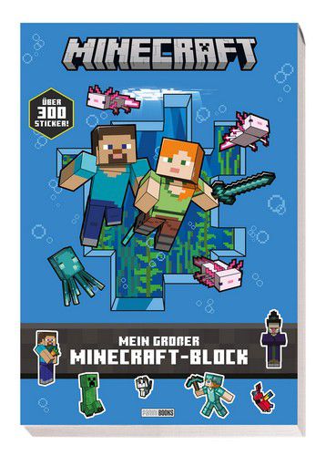 Minecraft: Mein großer Minecraft-Block - Sticker- und Malblock