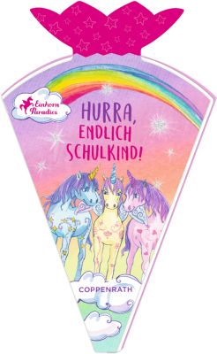 Mini-Schultütenbuch - Hurra, endlich Schulkind! (Einhorn-Paradies)