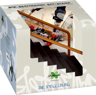 Mini-Skateboard-Set Stairs - skate-aid