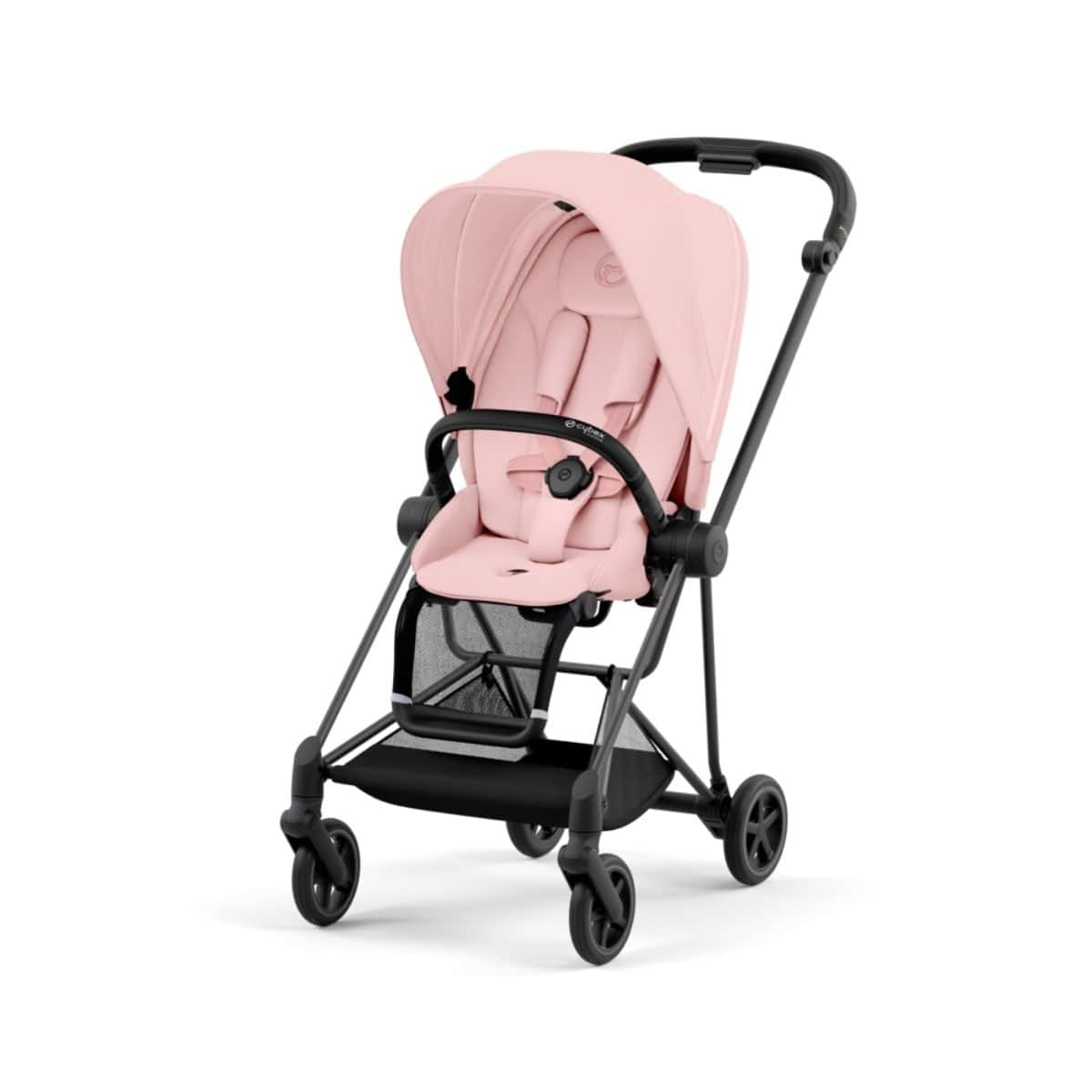 Mios Sportwagen Style Kollektion Matt Black / Peach Pink