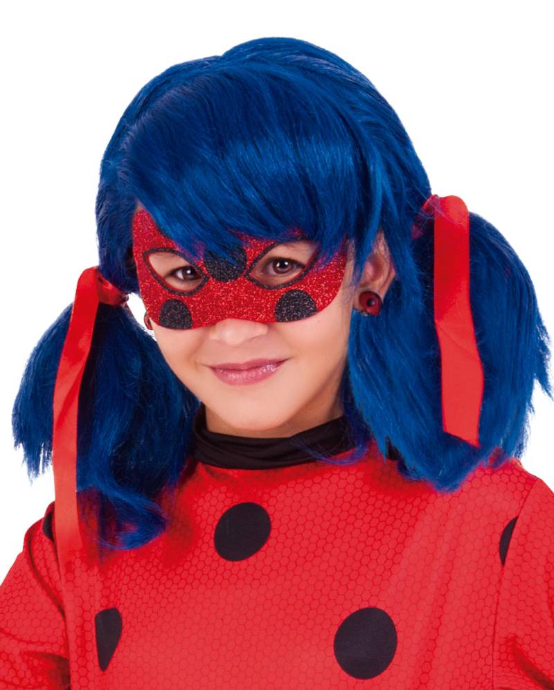 Miraculous Ladybug Marienkäfer Glitzer Maske Miraculous Ladybug Marienkäfer Glitzer Maske