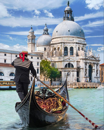 Mit dem Boot durch Venedig