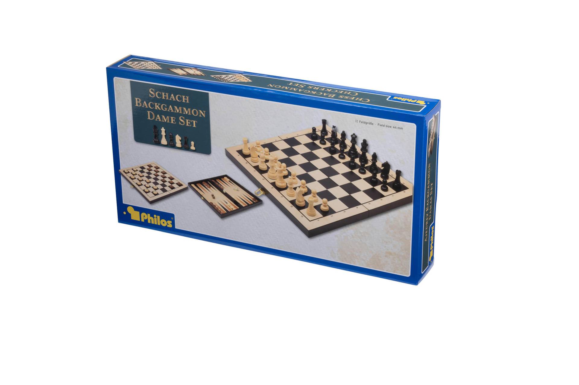Philos - Schach-Backg.-Dame Set 44mm