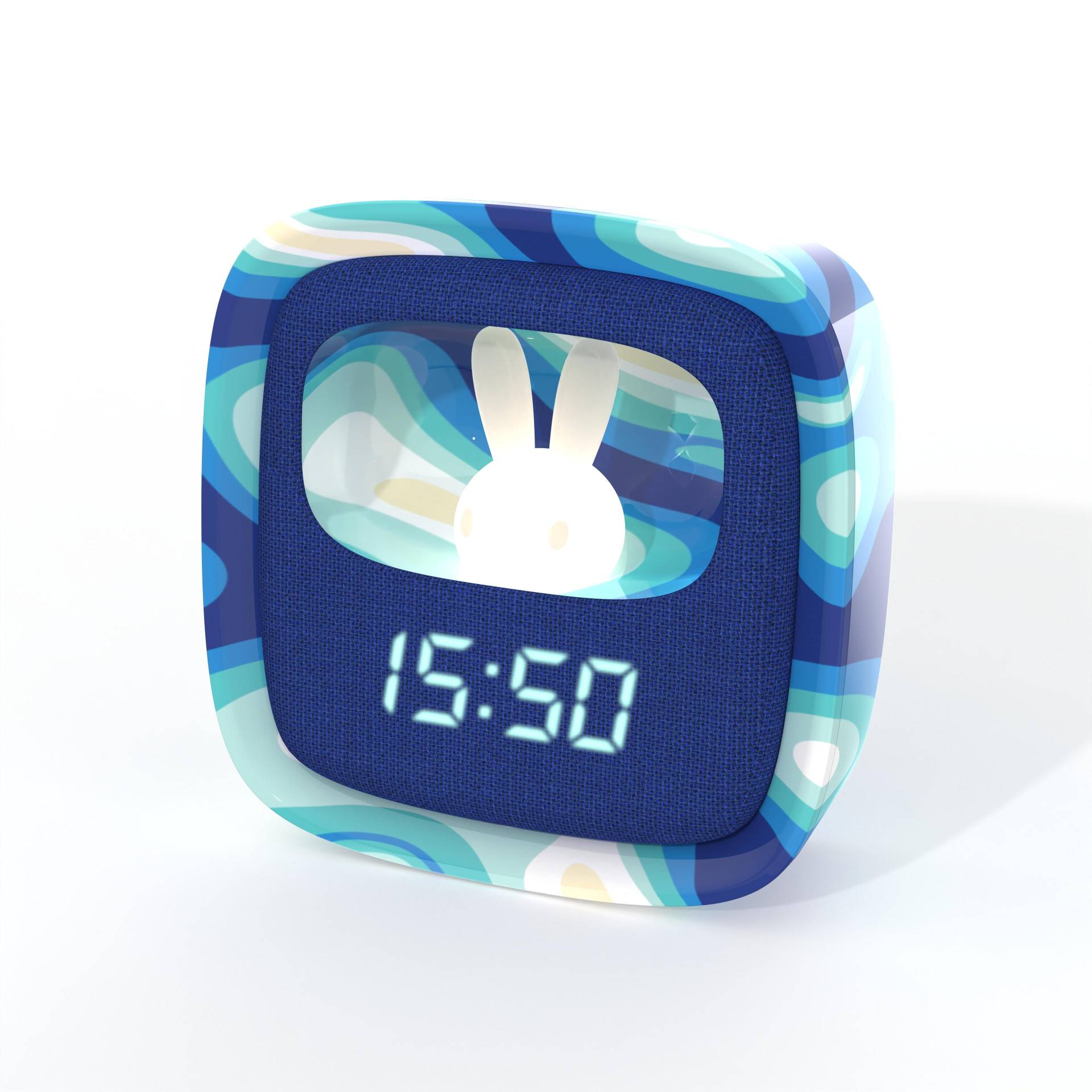 Mob - Mobility on Board - Billy Clock Blue Waves - Kinderwecker & Nachtlicht