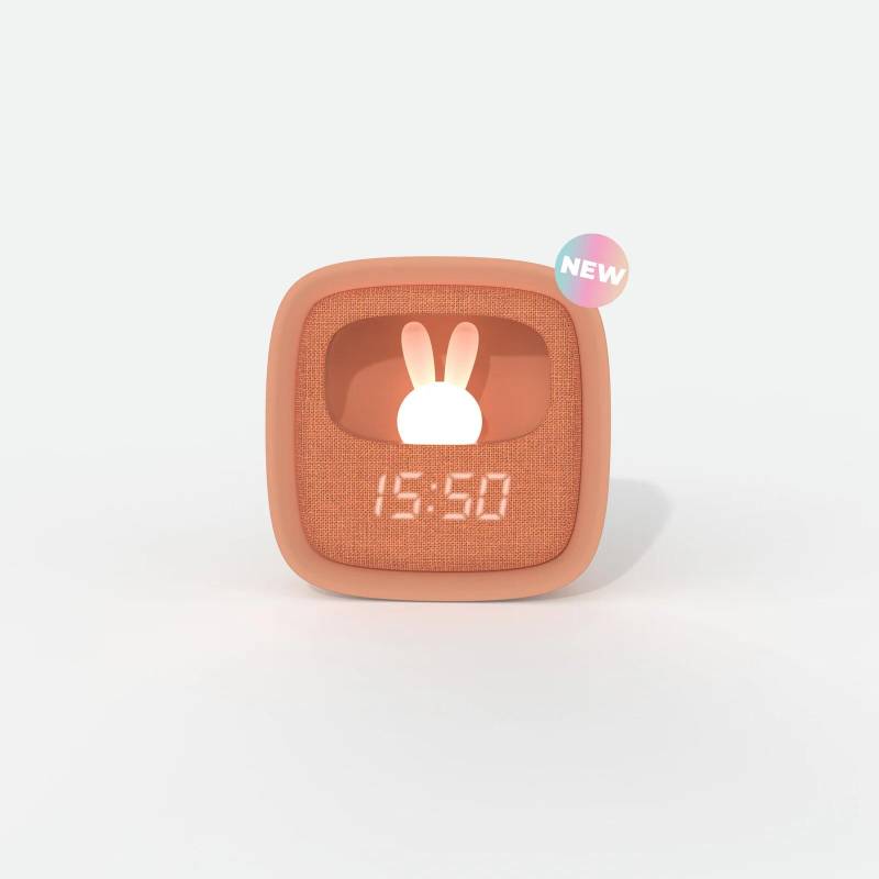 Mob - Mobility on Board - Nachtlicht und Uhr Hase Billy Clock and light - Caramel 12 x 4,2 cm rotbraun Mob - Mobility on Board - Nachtlicht und Uhr Hase Billy Clock and light - Caramel 12 x 4,2 cm rotbraun