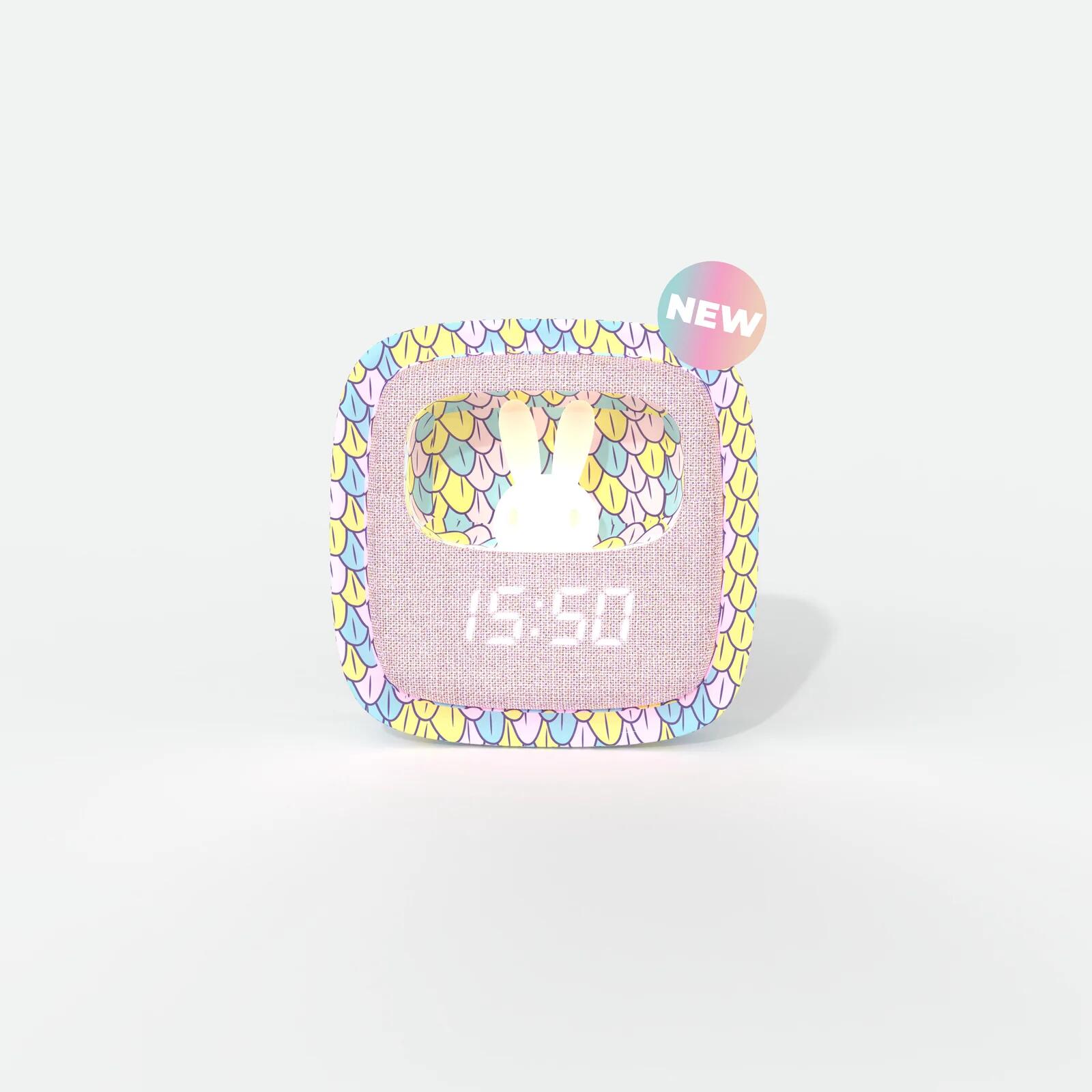 Mob - Mobility on Board - Nachtlicht und Uhr Hase Billy Clock and light Mermaid