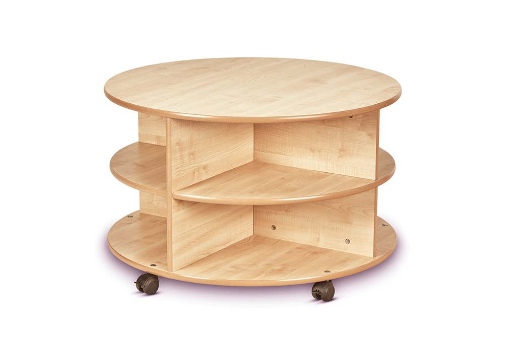 Mobiles Rundregal – Zweistöckig (leer)