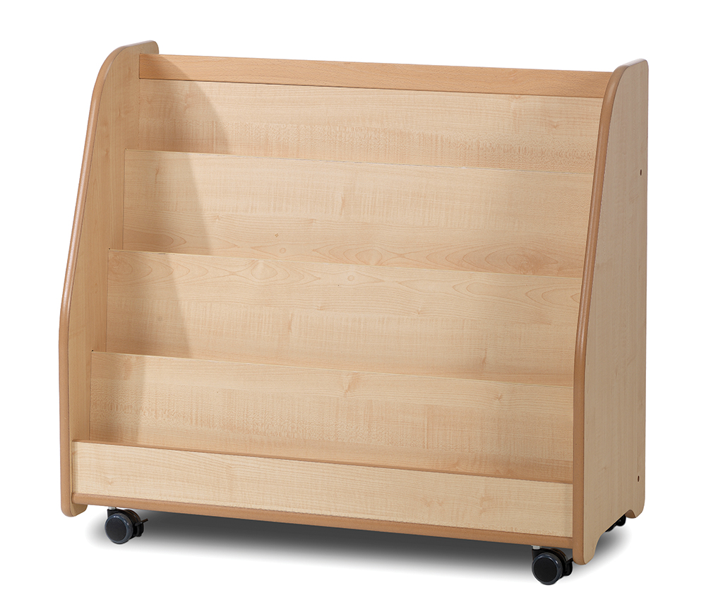 Mobiles hohes Bücherdisplay