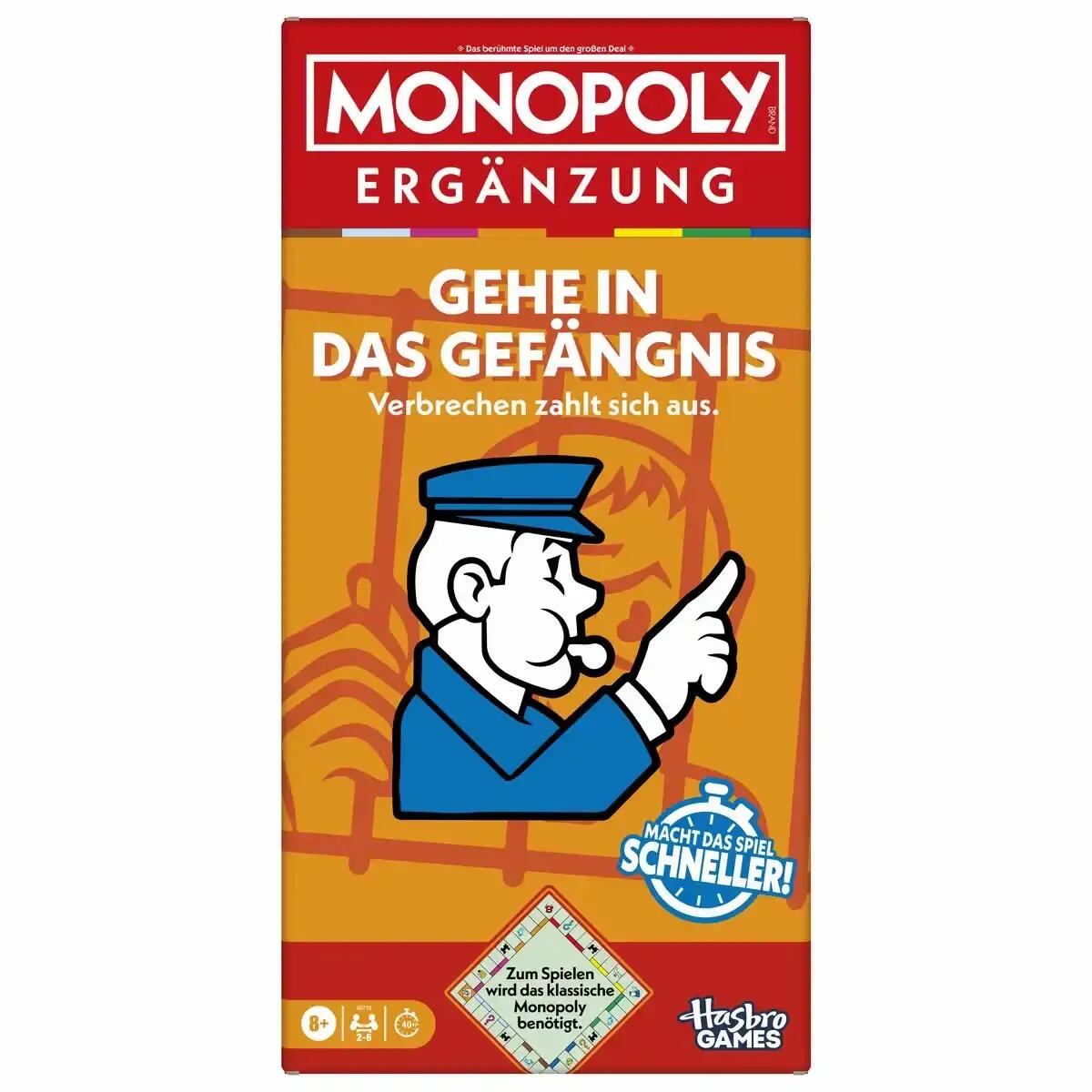 Monopoly Ergänzung Gehe in das Gefängnis